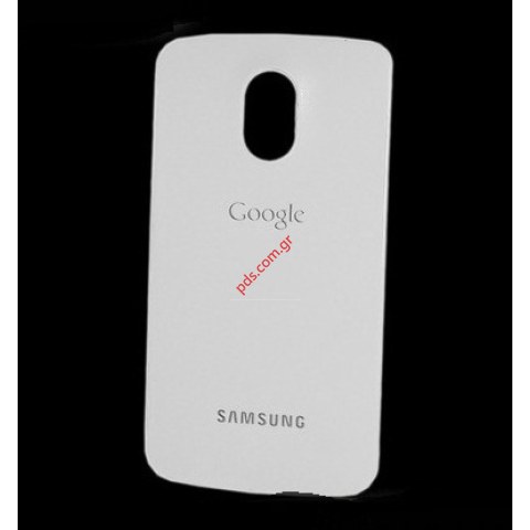 Γνήσιο καπάκι μπαταρίας Samsung i9250 Galaxy Nexus White σε λευκό χρώμα Γνήσιο καπάκι μπαταρίας Samsung i9250 Galaxy Nexus White σε λευκό χρώμα