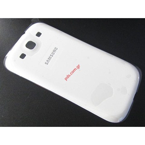 Original battery cover Samsung i9300 Galaxy S3 in Ceramic white color LTE LOGO