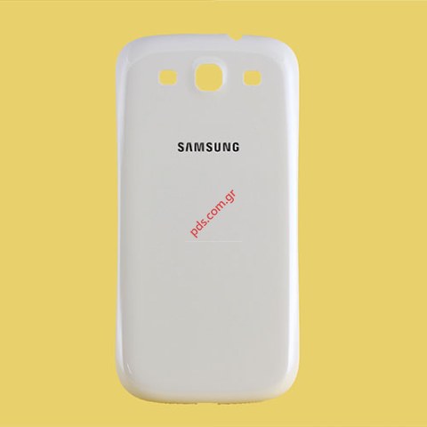 Γνήσιο καπάκι μπαταρίας Samsung i9300 Galaxy S3 σε λευκό χρώμα (Ceramic white) LTE LOGO Γνήσιο καπάκι μπαταρίας Samsung i9300 Galaxy S3 σε λευκό χρώμα (Ceramic white) LTE LOGO