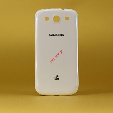 Γνήσιο καπάκι μπαταρίας Samsung i9305 Galaxy S3 LTE σε λευκό χρώμα 4G Γνήσιο καπάκι μπαταρίας Samsung i9305 Galaxy S3 LTE σε λευκό χρώμα 4G