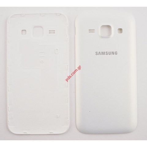 Γνήσιο καπάκι μπαταρίας Samsung J100 Galaxy J1 White σε λευκό χρώμα Γνήσιο καπάκι μπαταρίας Samsung J100 Galaxy J1 White σε λευκό χρώμα