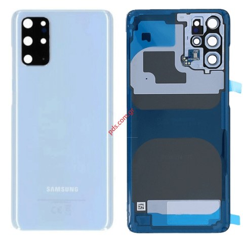 Γνήσιο καπάκι μπαταρίας Samsung S20 PLUS Galaxy G985F Cloud Light Blue σε γαλάζιο χρώμα BOX Γνήσιο καπάκι μπαταρίας Samsung S20 PLUS Galaxy G985F Cloud Light Blue σε γαλάζιο χρώμα BOX