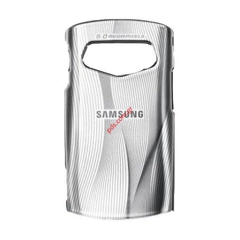 Γνήσιο καπάκι μπαταρίας Samsung S3550 Titanium Silver σε ασημί χρώμα Γνήσιο καπάκι μπαταρίας Samsung S3550 Titanium Silver σε ασημί χρώμα