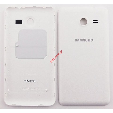 Γνήσιο καπάκι μπαταρίας Samsung SM-G355 Galaxy Core II White σε λευκό χρώμα
