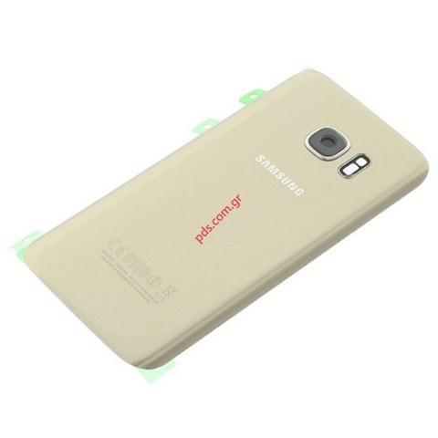 Γνήσιο καπάκι μπαταρίας Samsung SM-G930F Galaxy S7 Gold σε χρυσό χρώμα