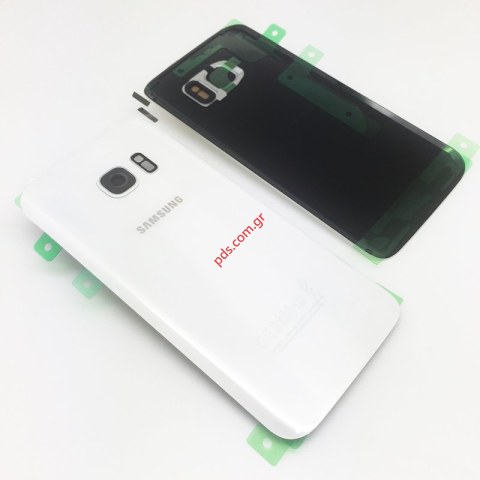 Γνήσιο καπάκι μπαταρίας Samsung SM-G930F Galaxy S7 White σε λευκό χρώμα Γνήσιο καπάκι μπαταρίας Samsung SM-G930F Galaxy S7 White σε λευκό χρώμα