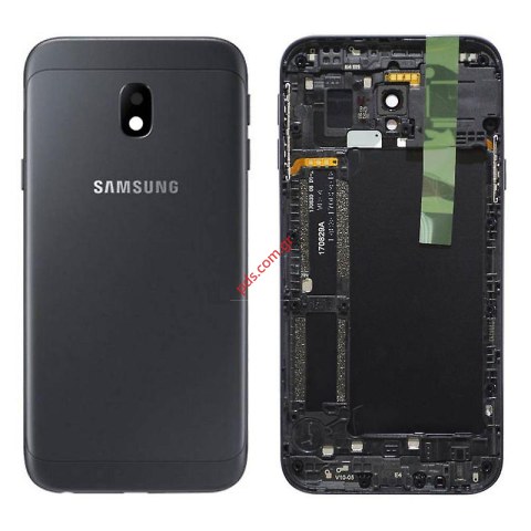 Γνήσιο καπάκι Μπαταρίας Samsung SM-J330F Galaxy J3 (2017) Black σε Μαύρο χρώμα