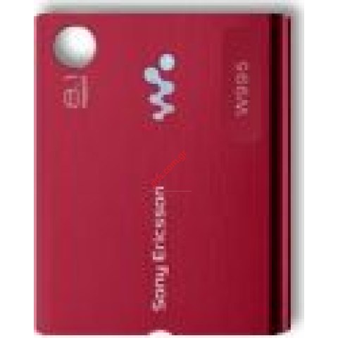Γνήσιο καπάκι μπαταρίας Sony Ericsson W995 Red  σε κόκκινο χρώμα .