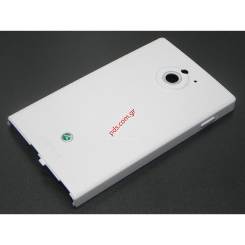Γνήσιο καπάκι μπαταρίας Sony Mobile Xperia Sola MT27i σε λευκό μάτ χρώμα Γνήσιο καπάκι μπαταρίας Sony Mobile Xperia Sola MT27i σε λευκό μάτ χρώμα
