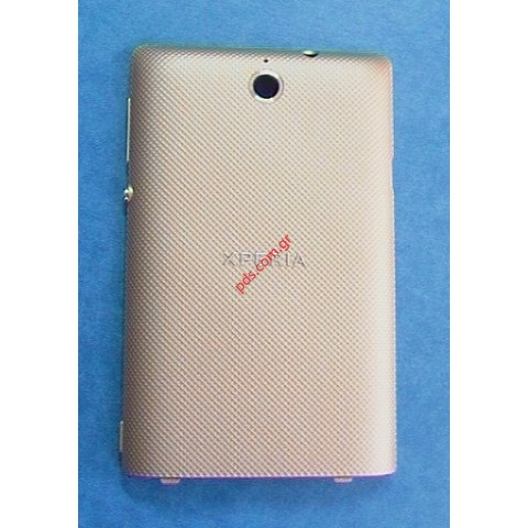 Γνήσιο καπάκι μπαταρίας Sony Xperia E Gold Pattern DUAL Sim C1605