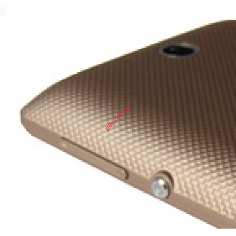 Γνήσιο καπάκι μπαταρίας Sony Xperia E Gold Pattern DUAL Sim C1605