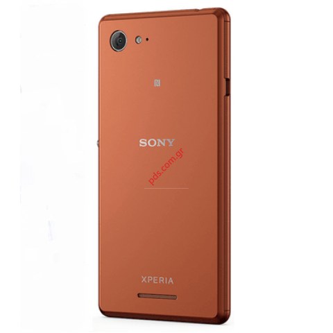 Γνήσιο καπάκι μπαταρίας Sony Xperia E3 (D2202) Copper σε καφέ χρώμα