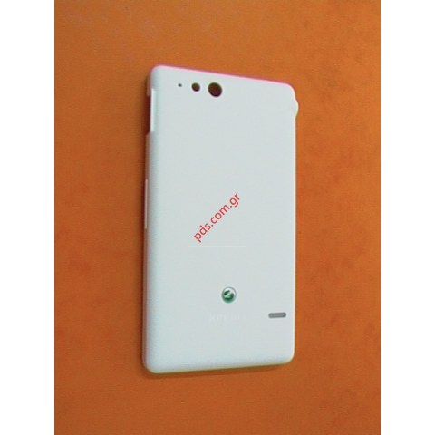 Γνήσιο καπάκι μπαταρίας Sony Xperia GO ST27i White σε λευκό χρώμα Γνήσιο καπάκι μπαταρίας Sony Xperia GO ST27i White σε λευκό χρώμα