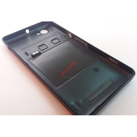 Γνήσιο καπάκι μπαταρίας Sony Xperia M Single C1904, C1905 Black σε Μαύρο χρώμα (with side key + NFC)