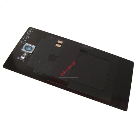 Γνήσιο καπάκι μπαταρίας Sony Xperia M2 Aqua Black D2403, D2406 σε μαύρο χρώμα