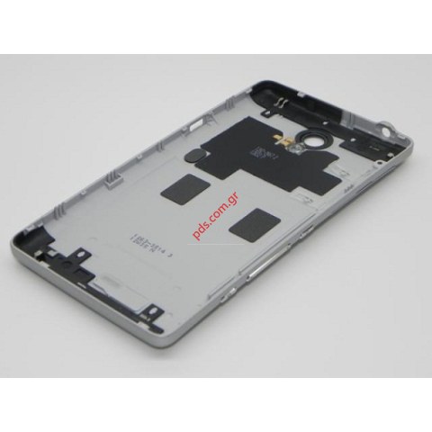 Γνήσιο καπάκι μπαταρίας Sony Xperia T LT30A Silver σε ασημί χρώμα