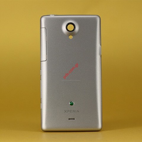 Γνήσιο καπάκι μπαταρίας Sony Xperia T LT30A Silver σε ασημί χρώμα Γνήσιο καπάκι μπαταρίας Sony Xperia T LT30A Silver σε ασημί χρώμα