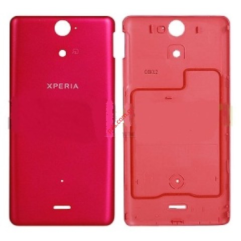 Γνήσιο καπάκι μπαταρίας Sony Xperia V (LT25i) Pink σε ρόζ χρώμα