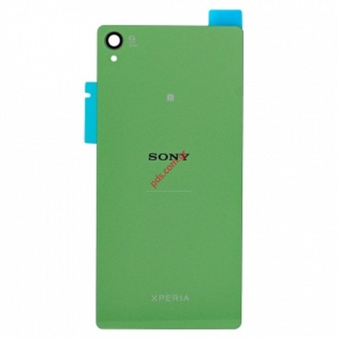 Γνήσιο καπάκι μπαταρίας Sony Xperia Z3 (D6603) Silver Green σε πράσινο με ασημί χρώμα