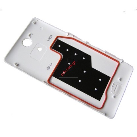 Γνήσιο καπάκι μπαταρίας Sony Xperia ZR White C5502, C5503 σε λευκό χρώμα