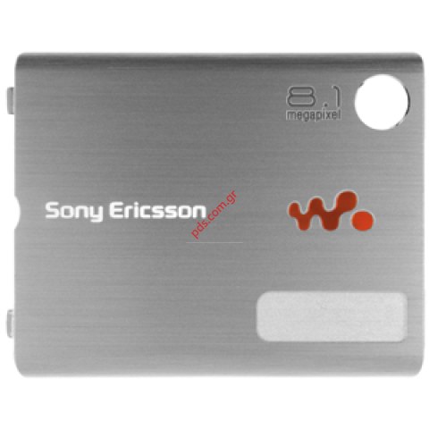 Γνήσιο καπάκι μπαταρίας Sonyericsson W995 Silver σε ασημί χρώμα 