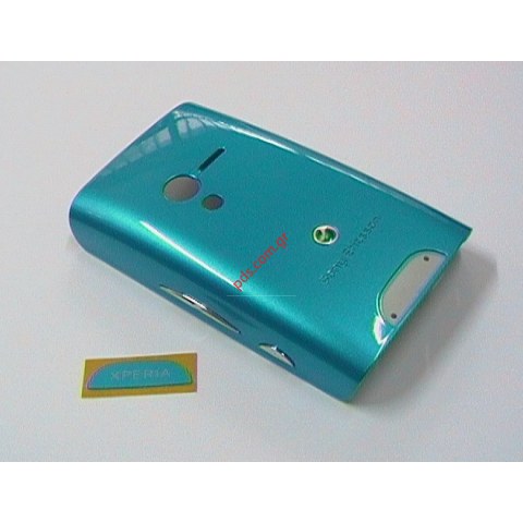 Γνήσιο καπάκι μπαταρίας Sonyericsson XPeria X10 Mini (E10i) σε Μπλέ Turquaise Blue