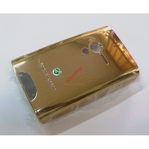 Γνήσιο καπάκι μπαταρίας Sonyericsson XPeria X10 Mini (E10i) σε χρυσό χρώμα (με μαύρο Label)
