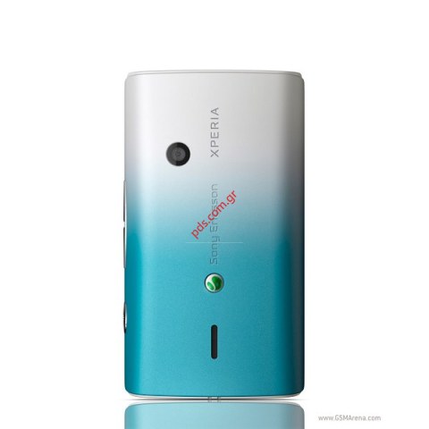 Γνήσιο καπάκι μπαταρίας Sonyericsson Xperia X8 (E15i) σε χρώμα Light Blue silver
