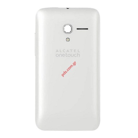 Γνήσιο καπάκι μπαταρίας White Alcatel OT 4035Y One Touch D3 σε λευκό χρώμα
