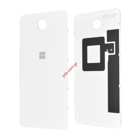 Γνήσιο καπάκι μπαταρίας White Microsoft Lumia 650, Lumia 650 Dual SIM σε λευκό χρώμα