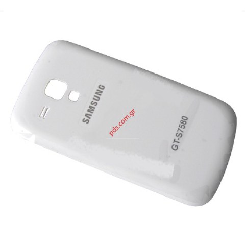 Γνήσιο καπάκι μπαταρίας White Samsung S7580 Galaxy Trend Plus σε λευκό χρώμα