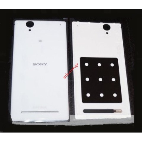 Γνήσιο καπάκι μπαταρίας White Sony D5322 Xperia T2 Ultra Dual,  D5303, D5306 Xperia T2 Ultra  σε λευκό χρώμα Γνήσιο καπάκι μπαταρίας White Sony D5322 Xperia T2 Ultra Dual,  D5303, D5306 Xperia T2 Ultra  σε λευκό χρώμα