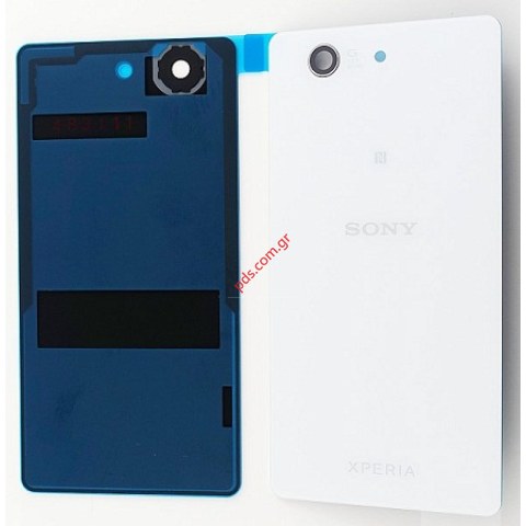 Γνήσιο καπάκι μπαταρίας White Sony Xperia Z3 Compact D5803, D5833 σε λευκό χρώμα