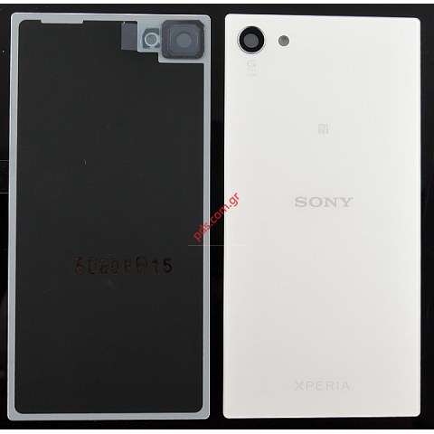 Γνήσιο καπάκι μπαταρίας White Sony Xperia Z5 Compact E5803, E5823 σε λευκό χρώμα