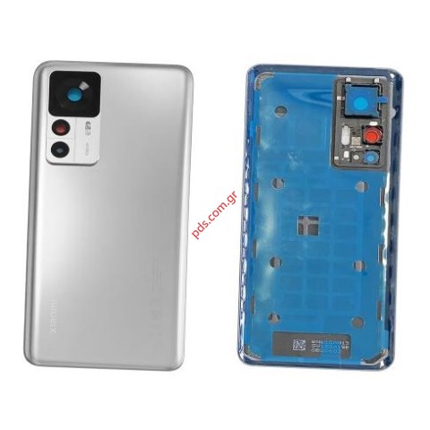 Γνήσιο καπάκι μπαταρίας Xiaomi 12T (22071212AG) 2022 Silver σε λευκό ασημί χρώμα Blister Γνήσιο καπάκι μπαταρίας Xiaomi 12T (22071212AG) 2022 Silver σε λευκό ασημί χρώμα Blister