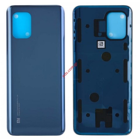Γνήσιο καπάκι μπαταρίας Xiaomi Mi 10 Lite (M2002J9G) Backcover Black Dark grey σε μαυρο χρώμα Bulk