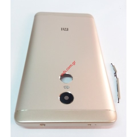Γνήσιο καπάκι μπαταρίας Xiaomi Redmi Note 4/ Redmi Note 4X Gold σε χρυσό χρώμα 