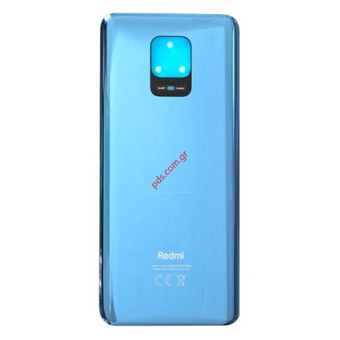 Γνήσιο καπάκι μπαταρίας Xiaomi Redmi Note 9 PRO Black (NO PARTS) σε Μαύρο χρώμα ORIGINAL Interstellar Gray