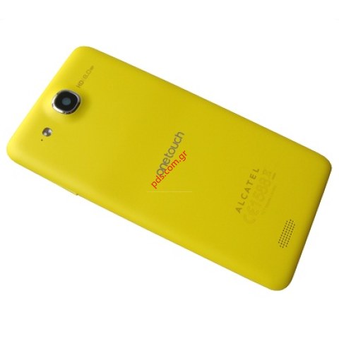 Γνήσιο καπάκι μπαταρίας Yellow Alcatel OT 6033 One Touch Idol Ultra σε κίτρινο χρώμα Γνήσιο καπάκι μπαταρίας Yellow Alcatel OT 6033 One Touch Idol Ultra σε κίτρινο χρώμα