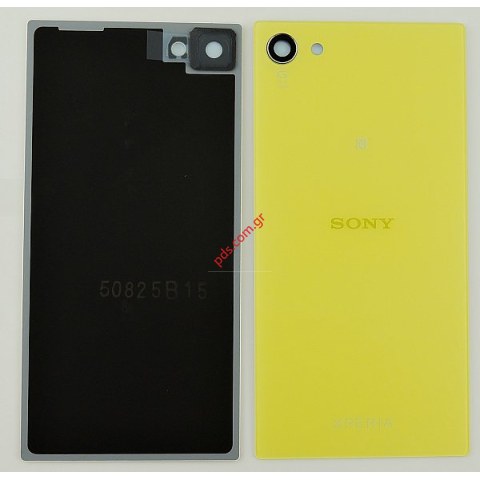 Γνήσιο καπάκι μπαταρίας Yellow Sony Xperia Z5 Compact E5803, E5823 σε κίτρινο χρώμα