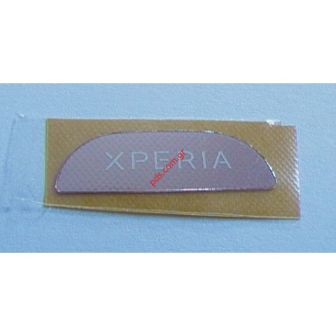 Γνήσιο λογότυπο SonyEricsson Xperia X10 Mini Logo Label light  pink (1 τεμάχιο)