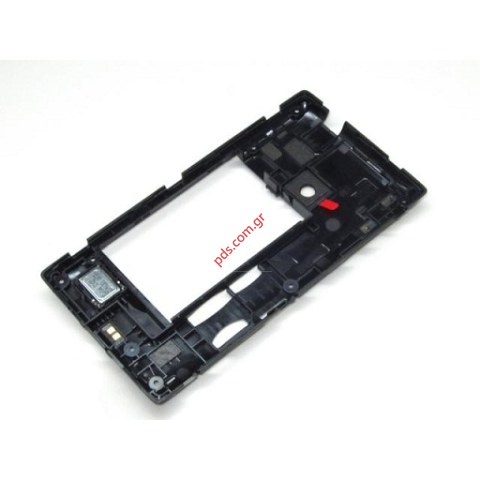 Γνήσιο μεσαίο κεντρικό πλαίσιο Nokia Lumia 520 Black D Cover