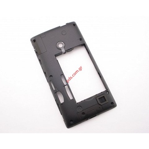 Γνήσιο μεσαίο κεντρικό πλαίσιο Nokia Lumia 520 Black D Cover