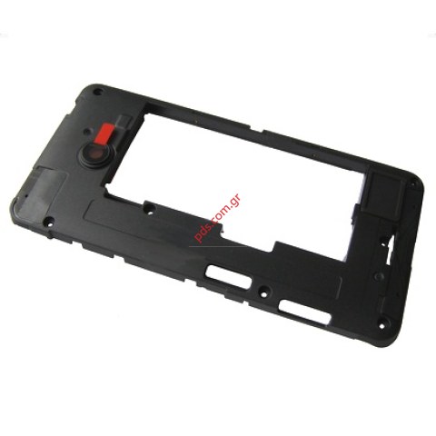 Γνήσιο μεσαίο κεντρικό πλαίσιο Nokia Lumia 630 Black D Cover
