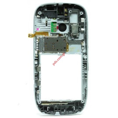 Γνήσιο μεσαίο πίσω καπάκι Nokia 701 B Cover Light Silver (ΕΞΑΝΤΛΗΘΗΚΑΝ)