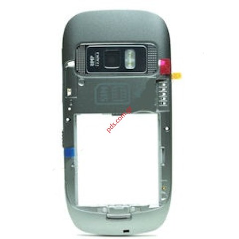 Γνήσιο μεσαίο πίσω καπάκι Nokia 701 B Cover Light Silver (ΕΞΑΝΤΛΗΘΗΚΑΝ) Γνήσιο μεσαίο πίσω καπάκι Nokia 701 B Cover Light Silver (ΕΞΑΝΤΛΗΘΗΚΑΝ)