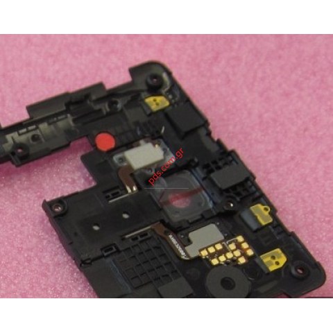 Γνήσιο μεσαίο πίσω πλαίσιο Gold LG H815 G4 with Camera Lens για το χρυσό χρώμα