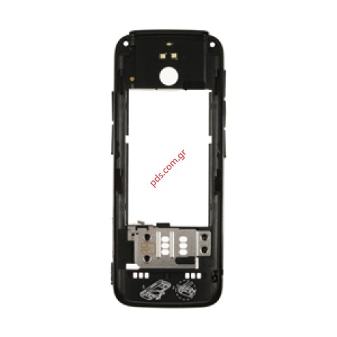 Γνήσιο μεσαίο πίσω πλαίσιο Nokia 5630 Middlecover Black με εξαρτήματα
