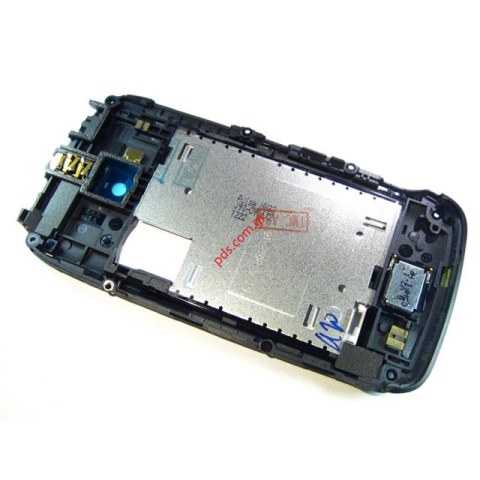 Γνήσιο μεσαίο πίσω πλαίσιο πρόσοψης Nokia Lumia 610 Middle σε μαύρο χρώμα
