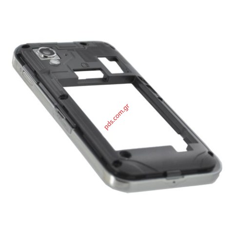 Γνήσιο μεσαίο πίσω πλαίσιο πρόσοψης Samsung S5830 Galaxy Ace σε μαύρο/λευκό χρώμα Γνήσιο μεσαίο πίσω πλαίσιο πρόσοψης Samsung S5830 Galaxy Ace σε μαύρο/λευκό χρώμα